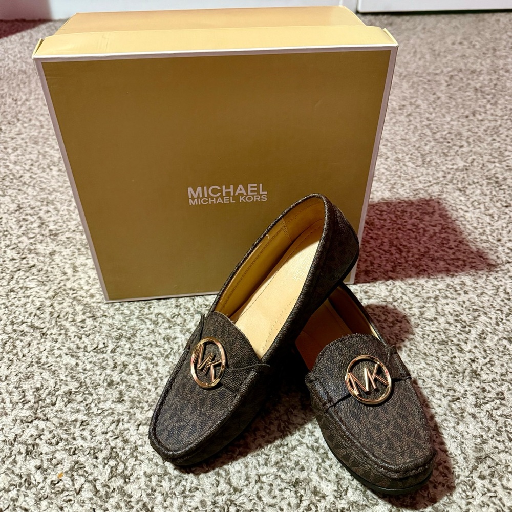 Michael Kors Brown Women Loafers